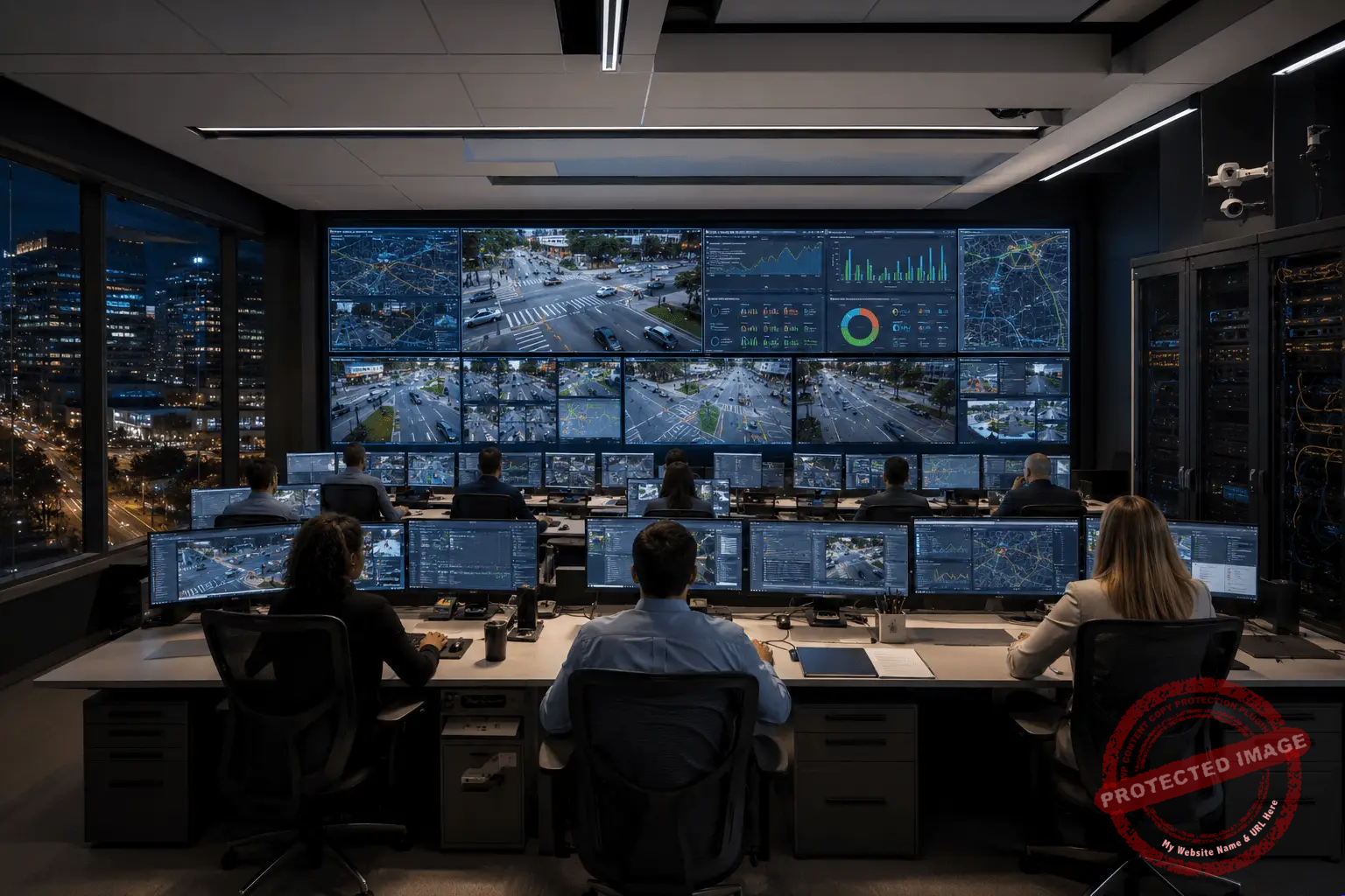 Autonomous AI and Edge AI in a data center location.