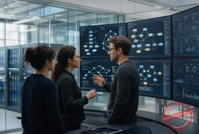 AgentOps dashboard used by IT specialists to manage agentic AI workflows